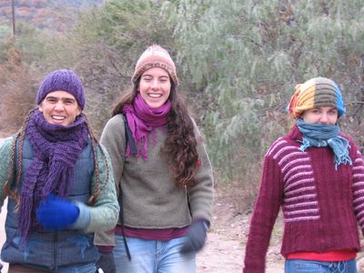 Merci Lucia de nous avoir accueillies (il fait froid, ah ah)